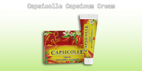 Capsicolle Capsicum Heat Cream on a green background