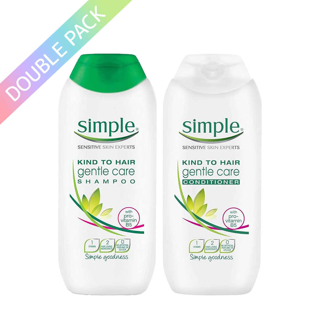 Simple Kind to Hair Shampoo & Conditioner Duo - 200ml