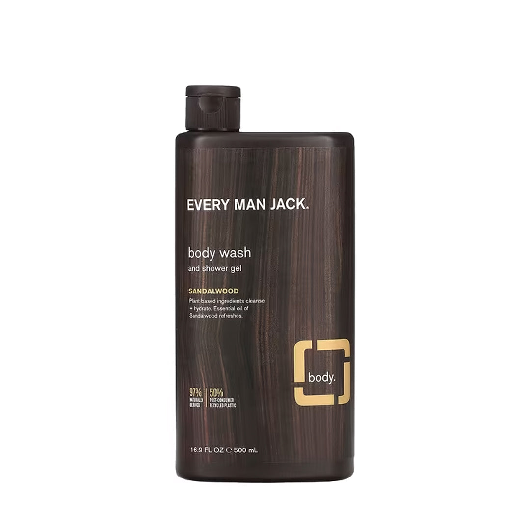 Every Man Jack Sandalwood Body Wash - 500ml