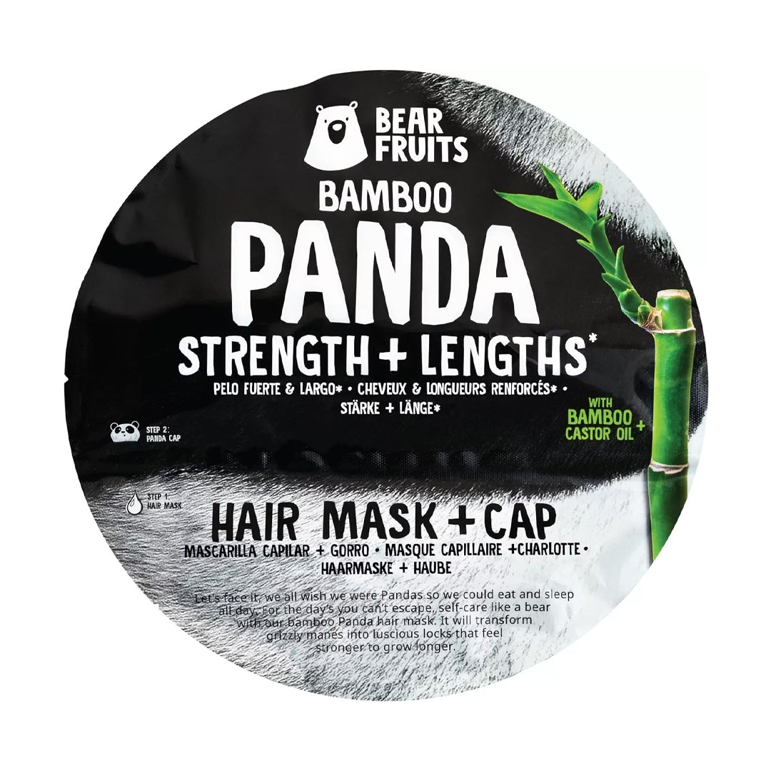 Bear Fruits Bamboo Panda Strength & Lengths Hair Mask & Cap