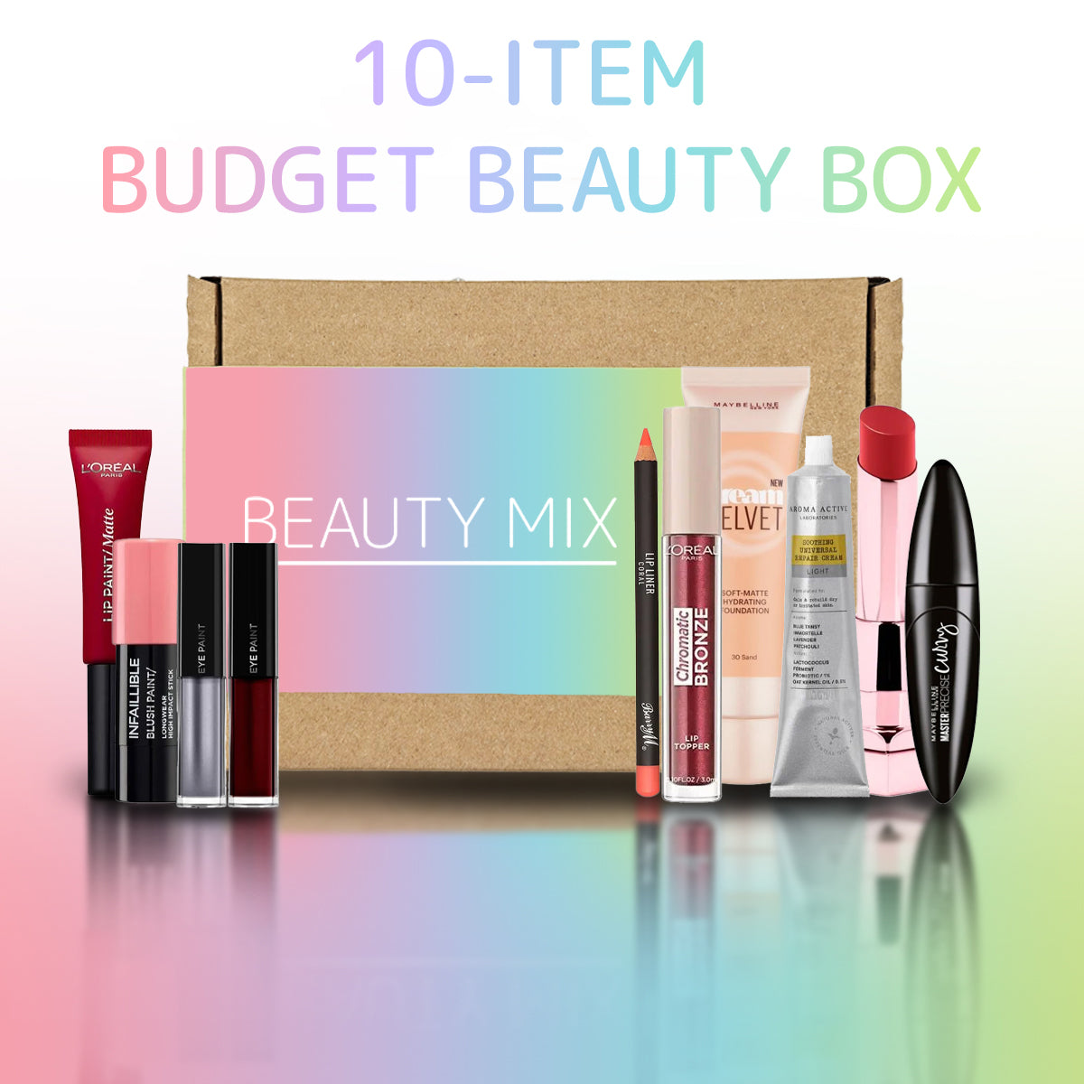 Budget Beauty Box, Makeup & Skincare - Beauty Mix