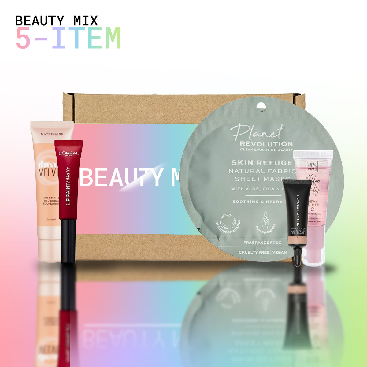 Top Beauty Bundle With 5 Beauty Items that includes bag. All items are sealed