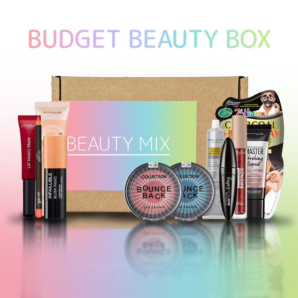 Budget Beauty Box, Makeup & Skincare - Beauty Mix