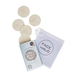 Face Halo Bamboo Pads, 8 Reusable Pads and Washbag