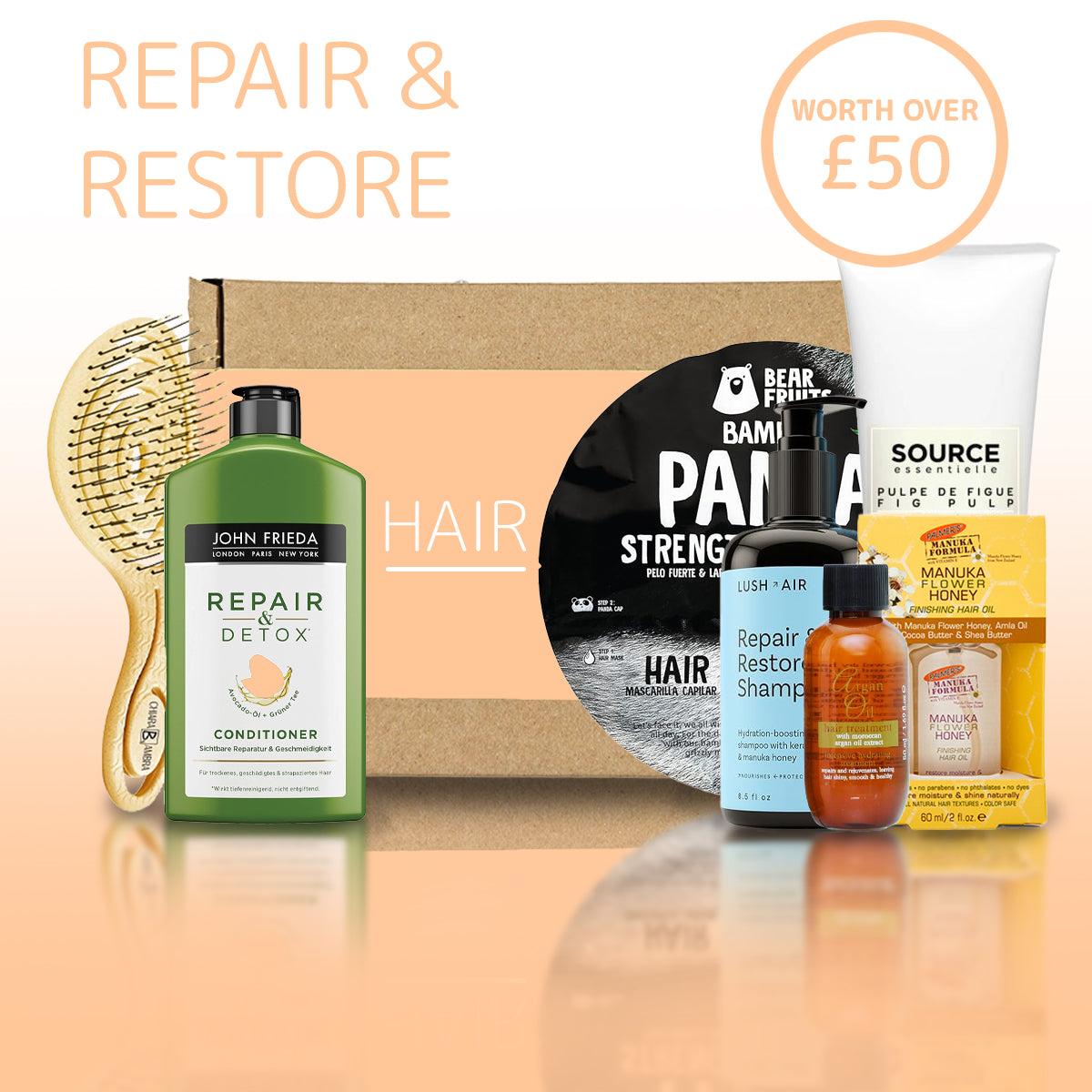 Repair & Restore Haircare Box, Worth £50 - Beauty Mix