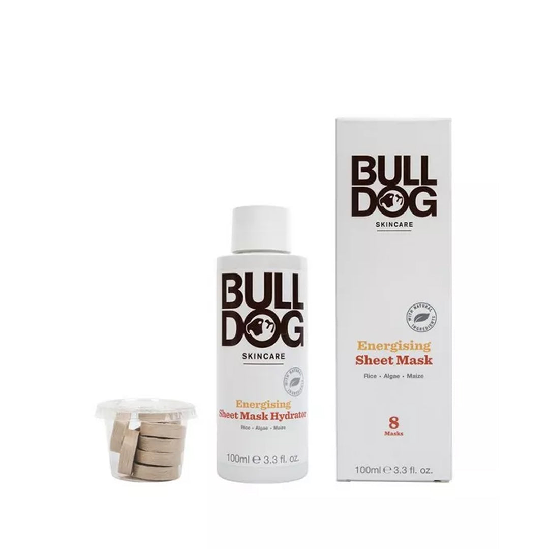 Bulldog Energising Sheet Mask - 8pc