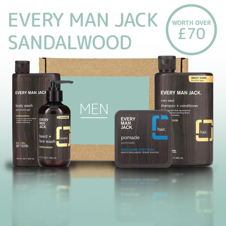 Every Man Jack Men's Grooming Bundle, Worth Over £65 - Beauty Mix