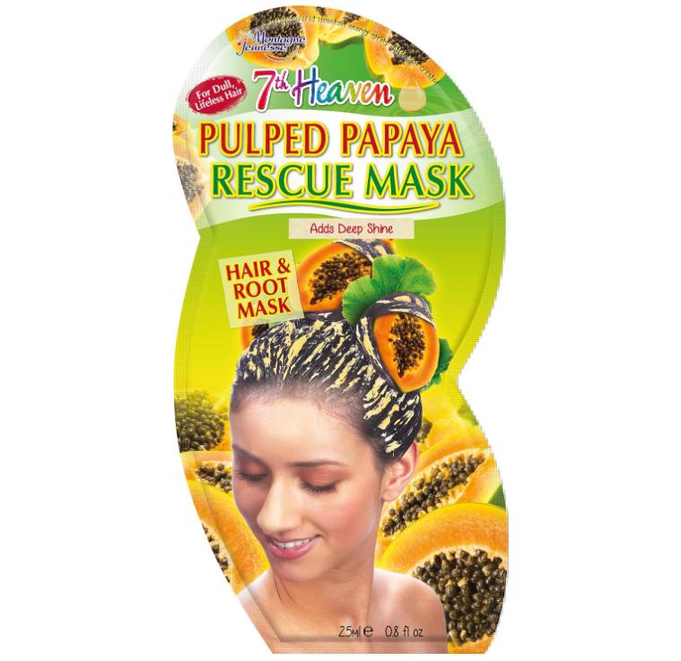 7Th Heaven Pulped Papaya Rescue Hair & Roots Masque - 25ml Sachet