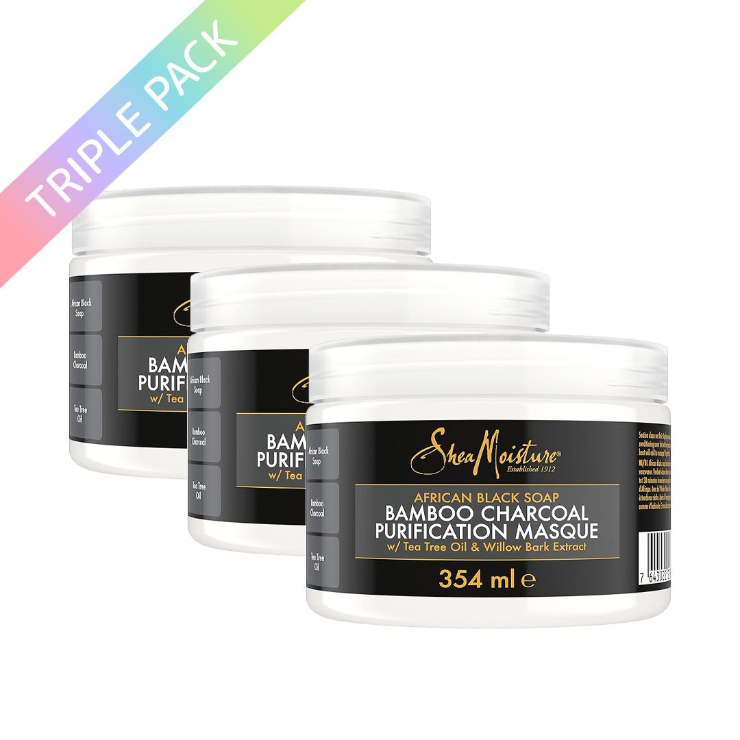 Shea Moisture Bamboo Charcoal Purification Masque - 354ml